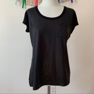 Calvin Klein Black Print Tee - Medium